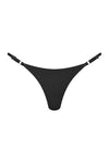 Cosmic Thong Bikini Bottoms - Black