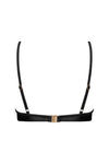 Halo Bikini Bralette Top - Black