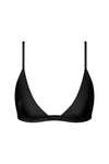 Moon Triangle Bikini Top - Black