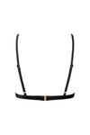 Moon Triangle Bikini Top - Black