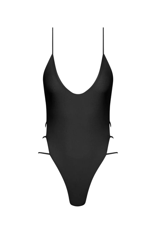 Siren One Piece Swimsuit - Black